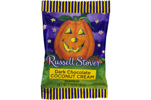 Russell Stover Dark Chocolate Pumpkin Coconut Cream