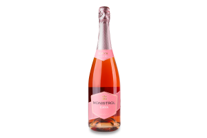 Вино игристое 0.75л 11.5% розовое брют Cava Monistrol бут