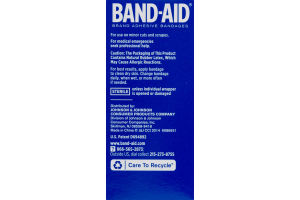 Band-Aid Adhesive Bandages Flexible Fabric One Size - 100 CT