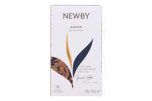 Чай чорний дрібнолистовий Assam Newby в/с к/у 25х2г