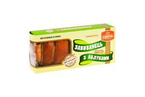 Завиванец с яблоками Рум'янець к/у 350г