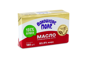Масло сладкосливочное 82.5% Экстра Волошкове поле м/у 180г