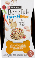 Purina Beneful IncrediBites Dog Food Chicken, Tomatoes, Carrots & Wild Rice - 3 CT