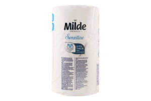 Папір туалетний 3-х шаровий Sensitive Premium Milde 8шт