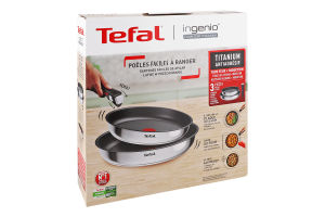 Набір сковорід з корозійнотривкої сталі №2100132882 Ingenio Tefal 1шт
