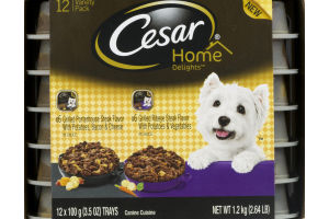 Cesar Home Delights Canine Cuisine Variety Pack - 12 CT