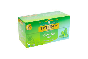 Чай зелений з м'ятою Twinings к/у 25х1.5г