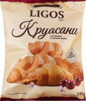 Круасан з начинкою зі смаком вишні , ТМ "LIGOS" 240г