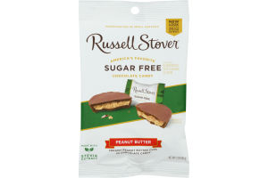 Russell Stover Sugar Free Chocolate Candy Peanut Butter