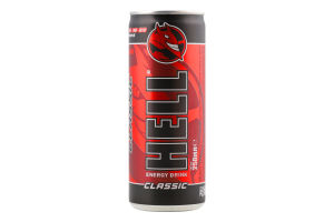 Напій енергетичний безалкогольний газований Classic Hell з/б 250мл