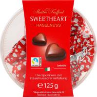 Цукерки Солодке серце з фундуком та вершками 125г Метр Трюффо