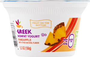 Ahold Greek Nonfat Yogurt Pineapple