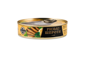 Шпроти в олії Ризькі Fish Line з/б 160г