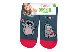 CONTE Шкарпетки жіночі Happy 17С-21СП р.25 124 джинс