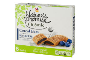 Nature's Promise Organic Cereal Bars Blueberry - 6 CT