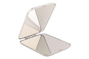 Дзеркальце кишенькове метал 8*6см