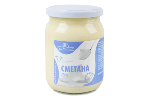 Сметана 20% Бараново с/б 500г