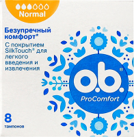Тампони гігієнічні Normal ProComfort O.b. 8шт