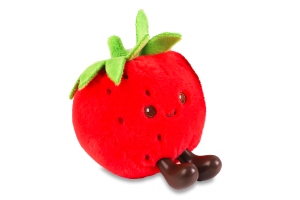 Игрушка мягкая №99054 Клубничка Фруктовые друзья-половинки Fyyvalur 1шт