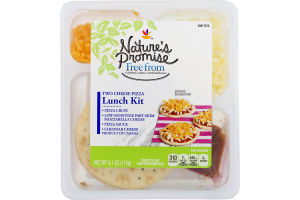 Nature's Promise Two Cheese Pizza Lunch Kit