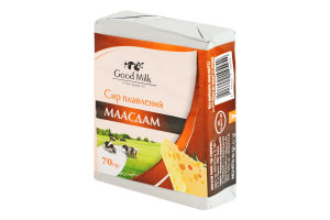 Сир плавлений 35% Маасдам Good Milk м/у 70г