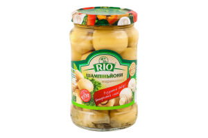 Шампиньоны маринованные с луком Rio с/б 280г