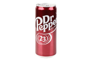 Напиток безалкогольный газированный ароматизированный Dr Pepper ж/б 330мл