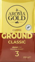 Кава натуральна смажена мелена для чашки Arabica Classic Aroma Gold м/у 250г