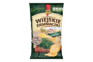 Чипси Wiejskie Ziemniaczki смак кропу