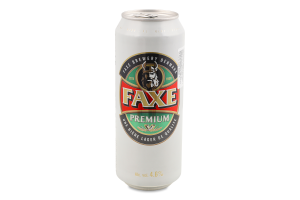 Пиво 0.5л 4.6% светлое Premium Faxe ж/б