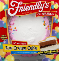 Friendly's Premium Ice Cream Cake Celebration