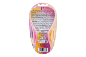 Бритва с 3-мя лезвиями без сменных картриджей Miss Soleil Colour collection BiC 8шт