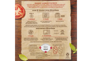 DiGiorno Artisan Style Melts Pepperoni Speciale - 2 CT