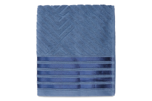 Рушник сталево-синій махровий 50*90см 500г/м2 GM Textile