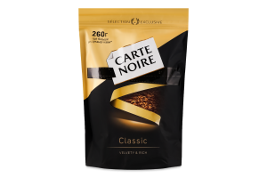 Кофе растворимый сублимированный Classic Carte Noire д/п 260г