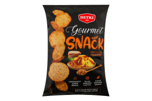Снек Gourmet з карамелізованою цибулею 100г Detki