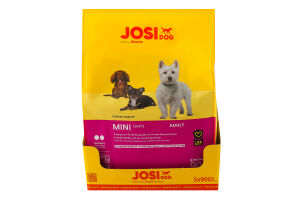 Корм сухой полнорационный для взрослых собак малых пород Mini JosiDog м/у 900г