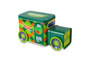 Набор продукции с игрушкой и стикером Фруктовый старт Подарочный бокс Bob Snail ж/б 108г