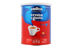 Кава мелена Lavazza Crema e Gusto з/б 250г