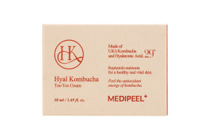 Крем для обличчя зволожуючий ампульний з комбучею та гіалуроновою кислотою Tea-tox Medipeel+ 50мл