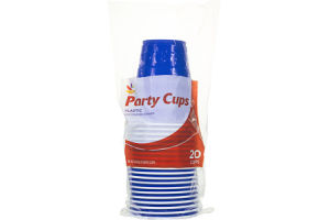 Ahold Party Cups Plastic Red - 16 OZ