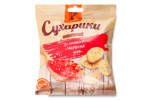 Сухарики пшеничні Червона ікра 7 м/у 90г