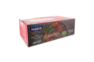 Марміт 3л боросилікатне термостійке скло овальний з кришкою н/ж+2свічки Magio