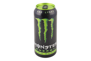 Напій енергетичний безалкогольний сильногазований Нуль цукру Monster Energy з/б 500мл