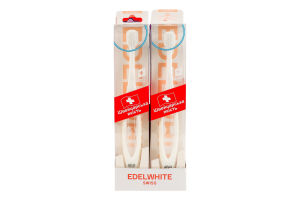 Щетка зубная ультрамягкая Pro Gums Edel+White 1шт