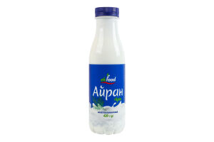 Напиток кисломолочный нежирный Айран + укроп Ekfood п/бут 420г