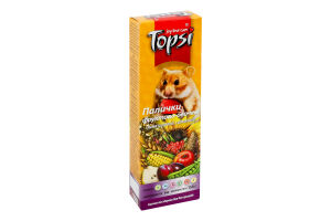 Палочки для грызунов фруктово-овощные Topsi к/у 150г