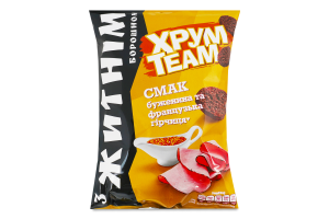 Сухарики с ржаной мукой Буженина и французская горчица ХрумTeam м/у 55г