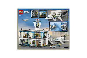 Конструктор для детей от 8лет №60502 Airport with airplane City Lego 887эл