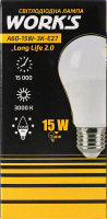 Лампа LED Work'S Long-Life A60-15W-3K-E27 136530